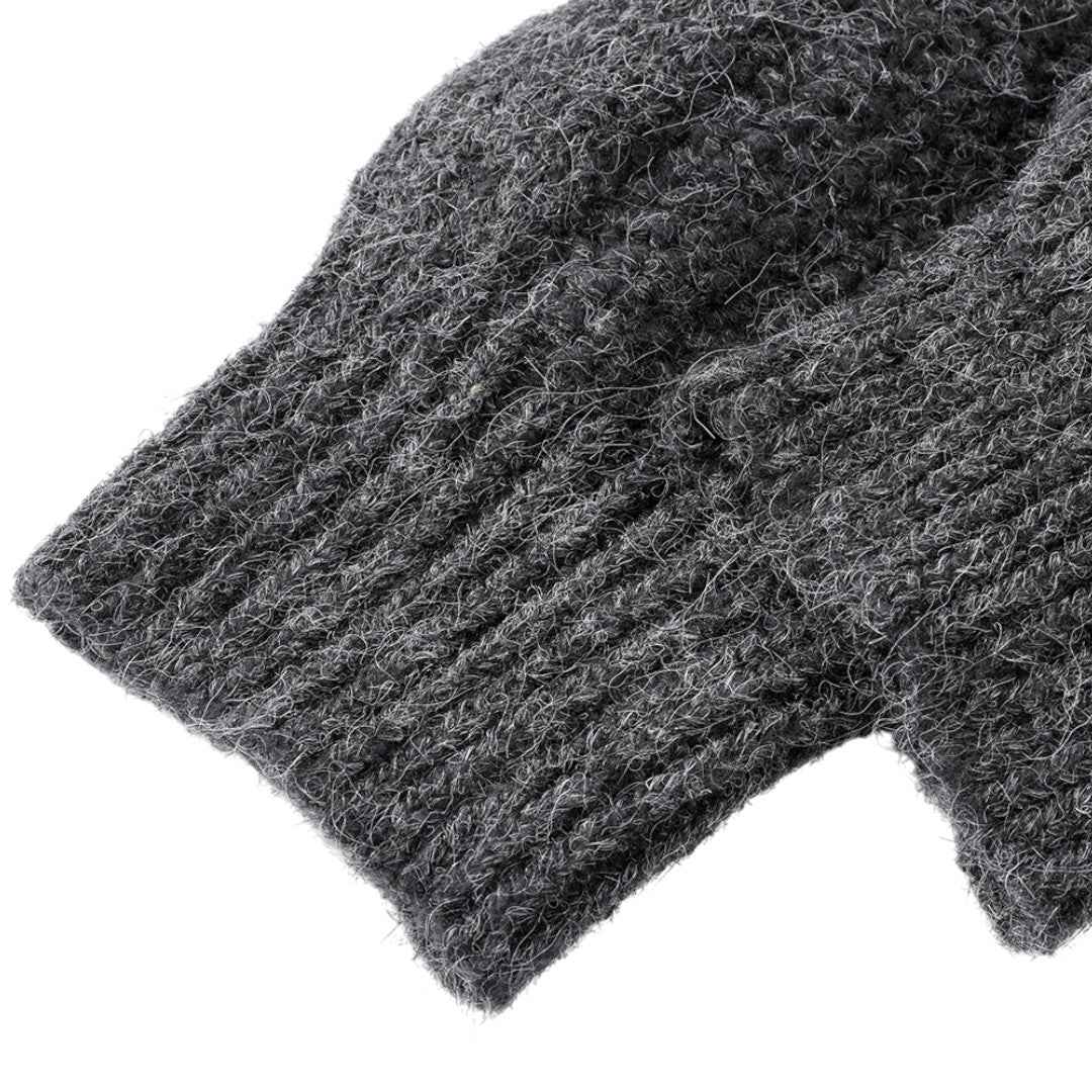 Elegant Hoodie Knit Cardigan|フーディー ニットカーディガン