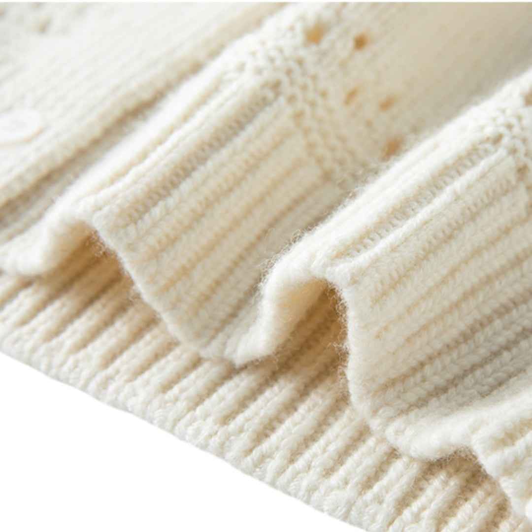 Fleur Lace Knit Hoodie|レースニット フーディー