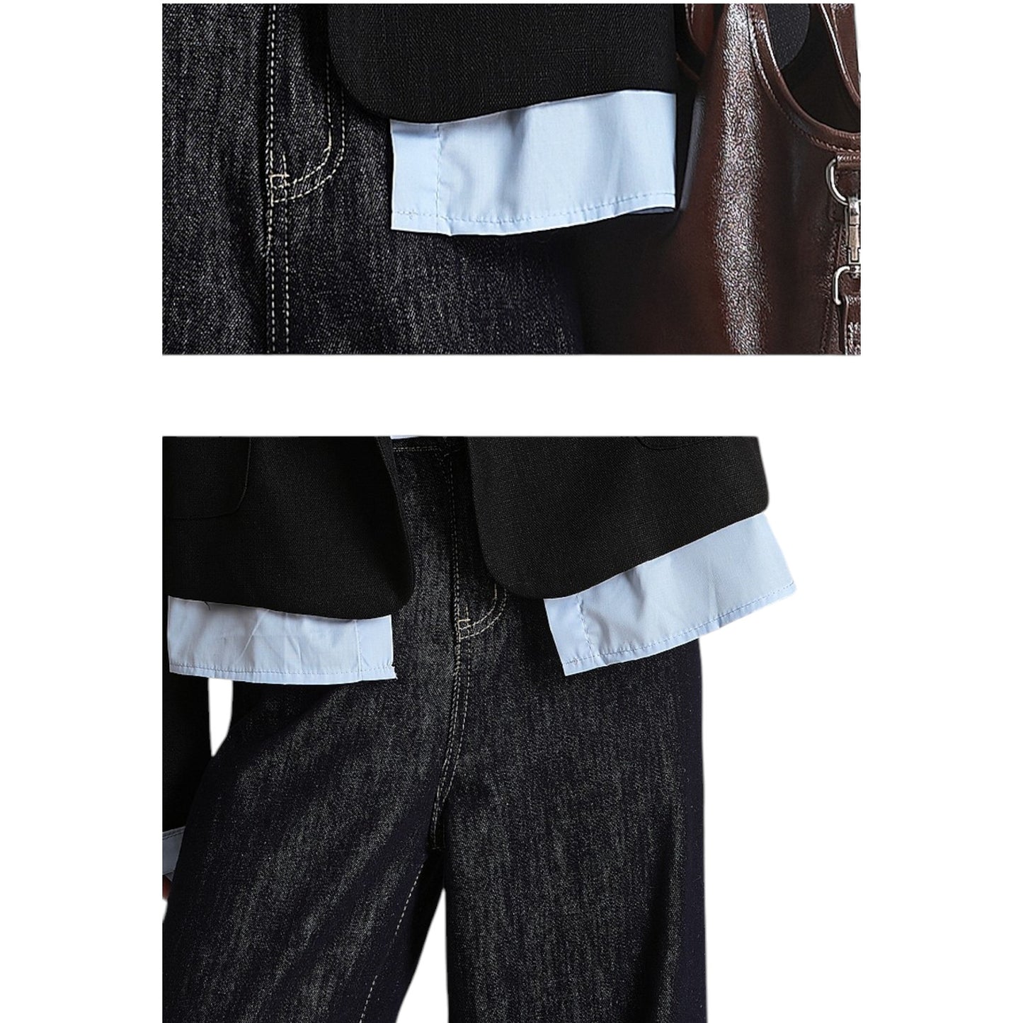 Fake two-piece French Chanel style jacket フェイクツーピース フレンチシャネル風ジャケット