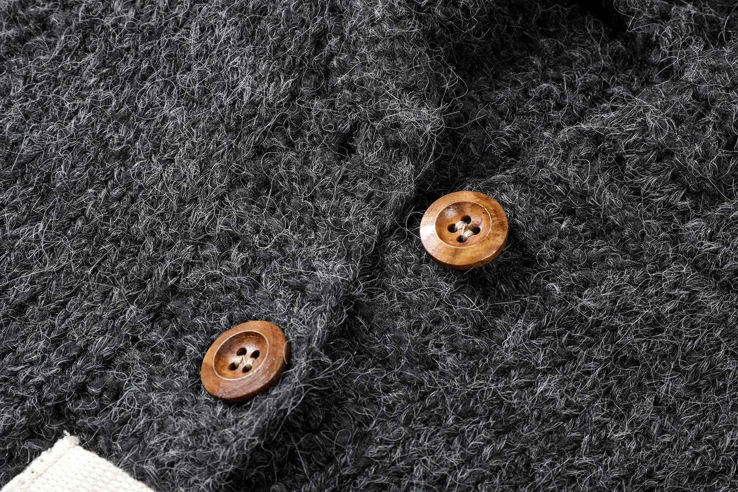 Elegant Hoodie Knit Cardigan|フーディー ニットカーディガン