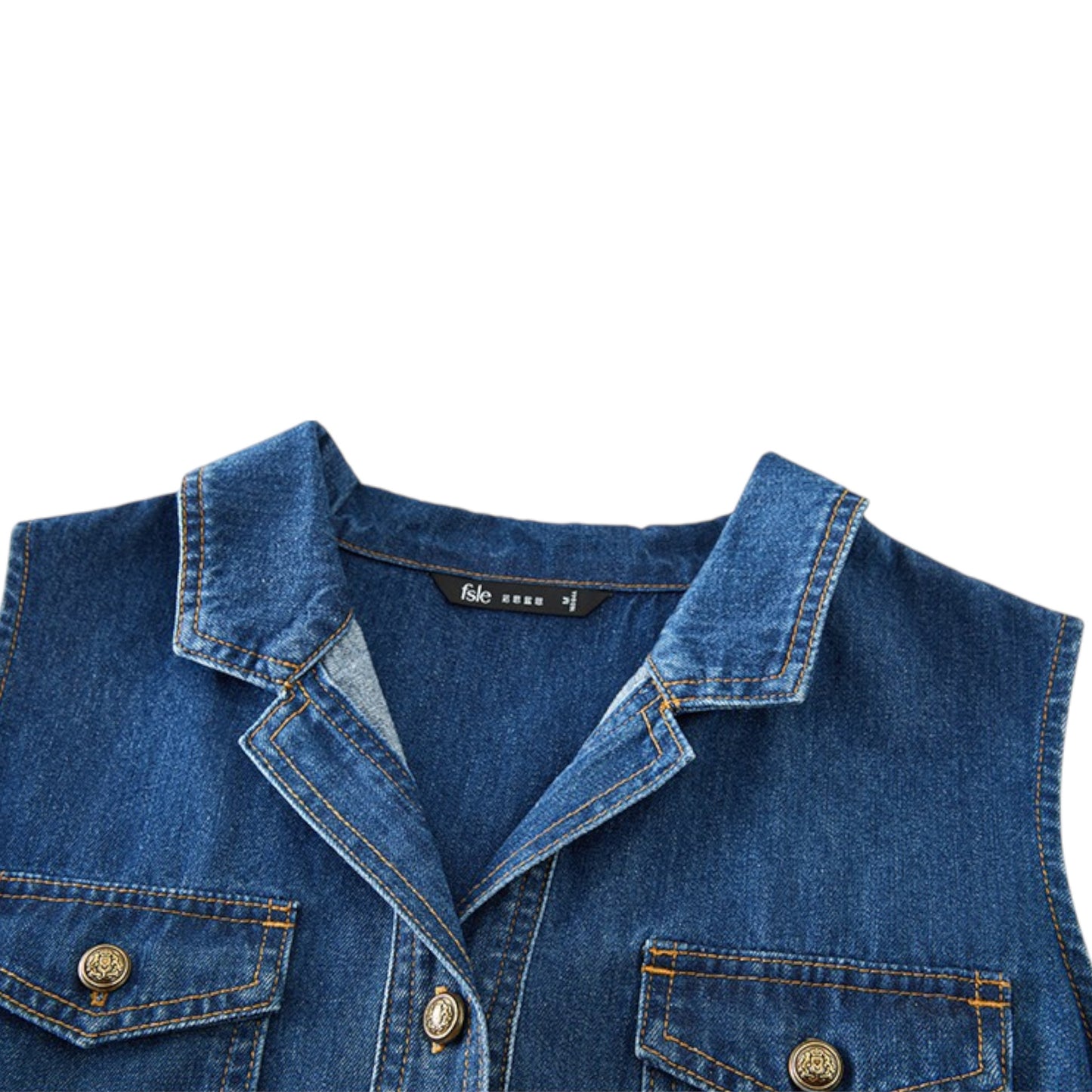 woman レディース 服 ファッション オシャレ 通販 ノースリーブ デニムベスト ドレス