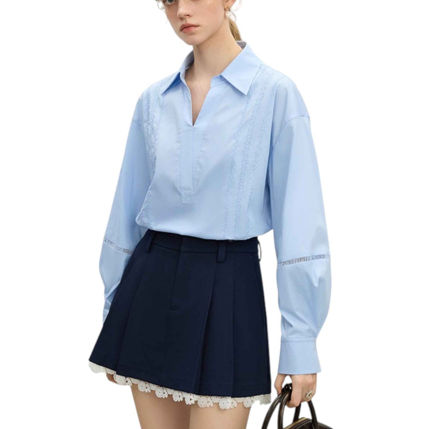 Mode & Vintage | ヴィンテージライク Aライン レザースカート
