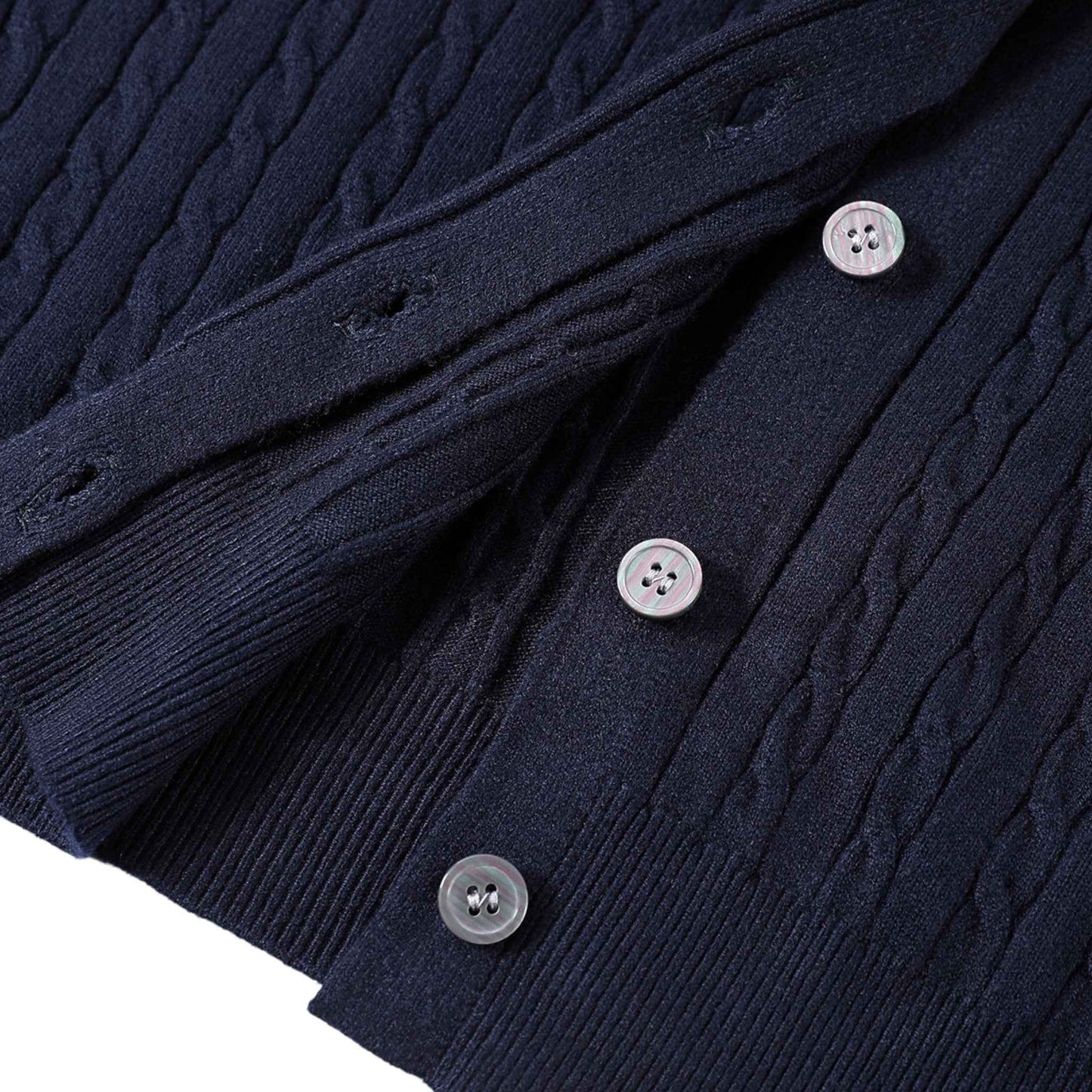 Classic Academia | チェック襟 レイヤード ニットカーディガン