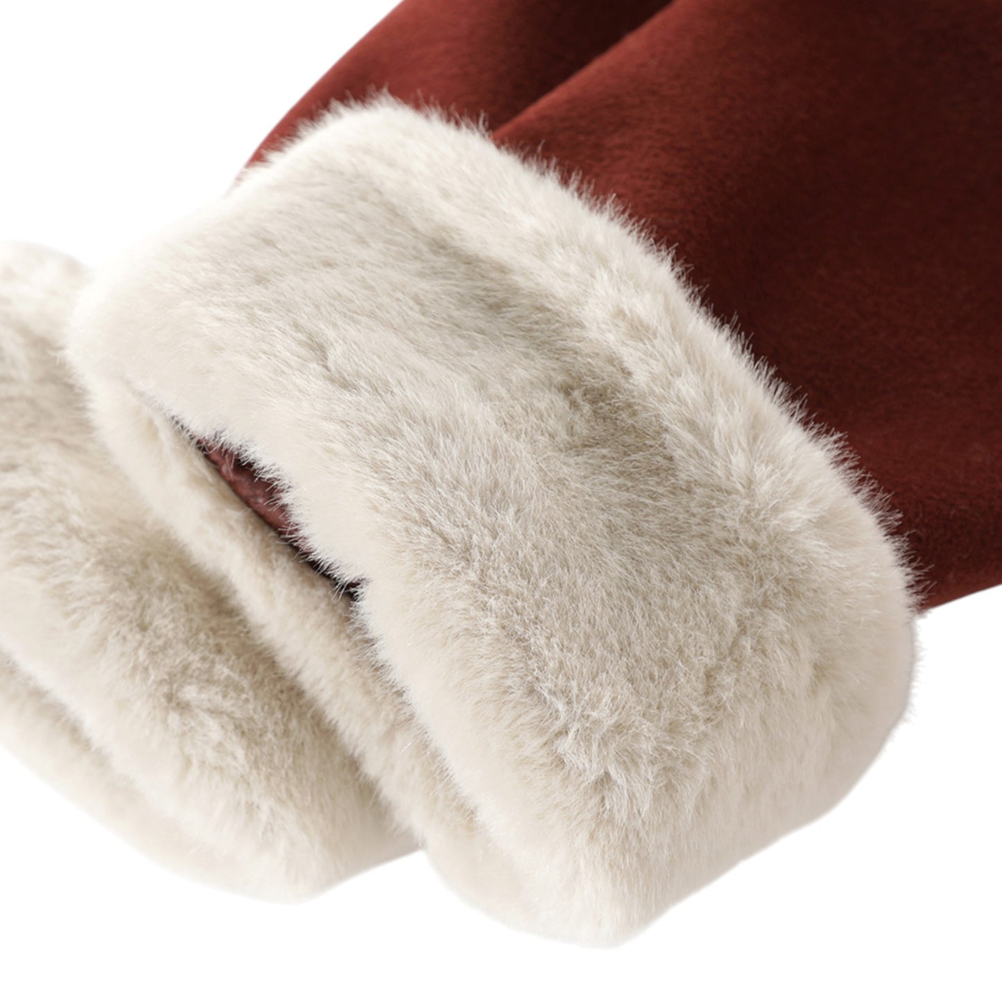 「Premium Wool Texture - 高級素材の質感とステッチ詳細」