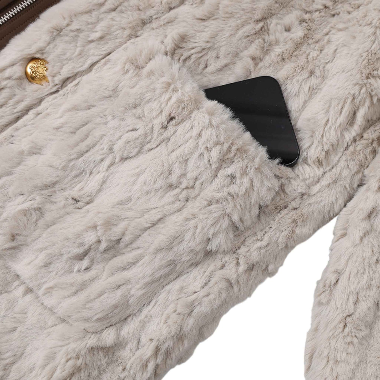 Luxury Sheep Fur Coat ポロカラー シープファーコート