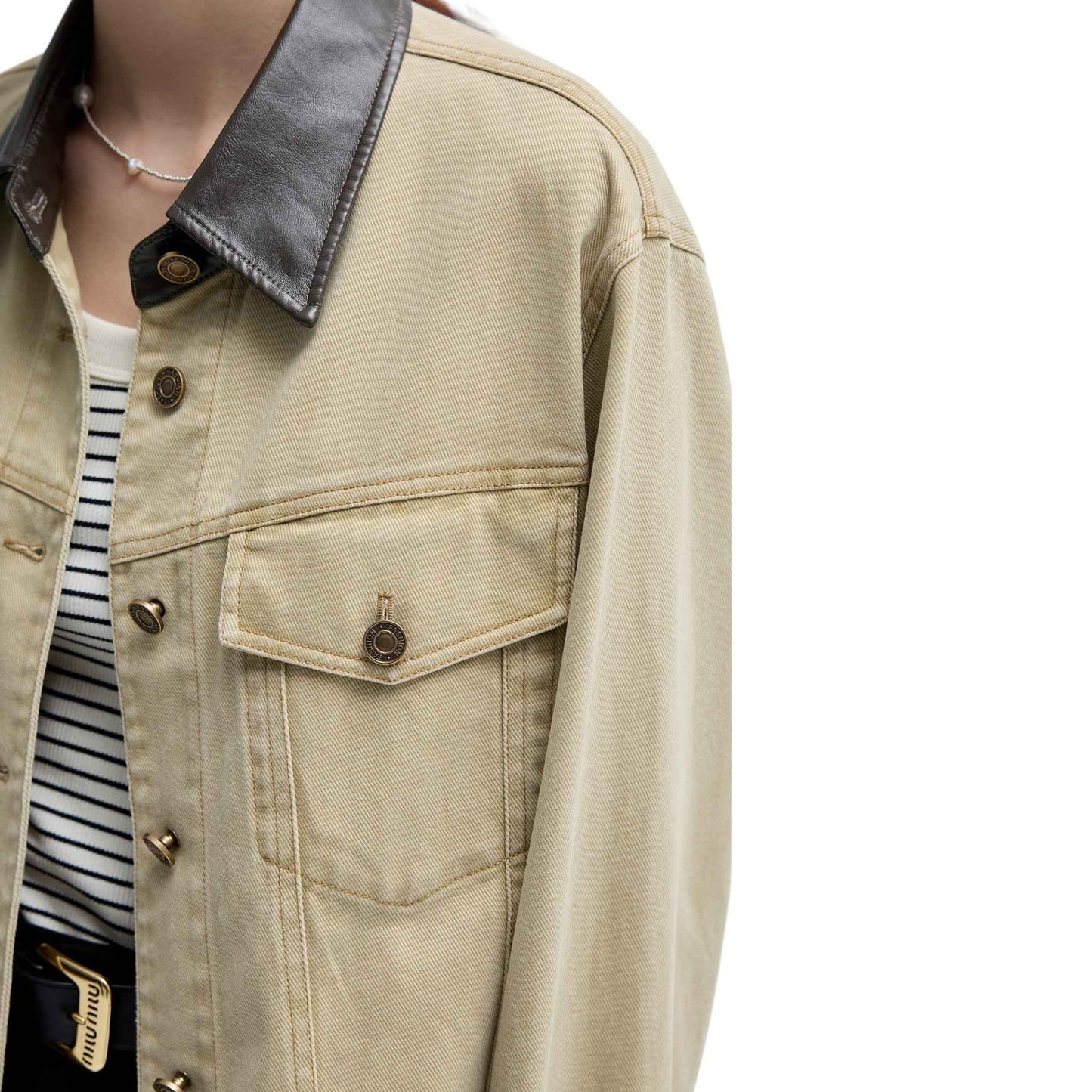 Premium Brown Leather Jacket|ブラウン レザージャケット