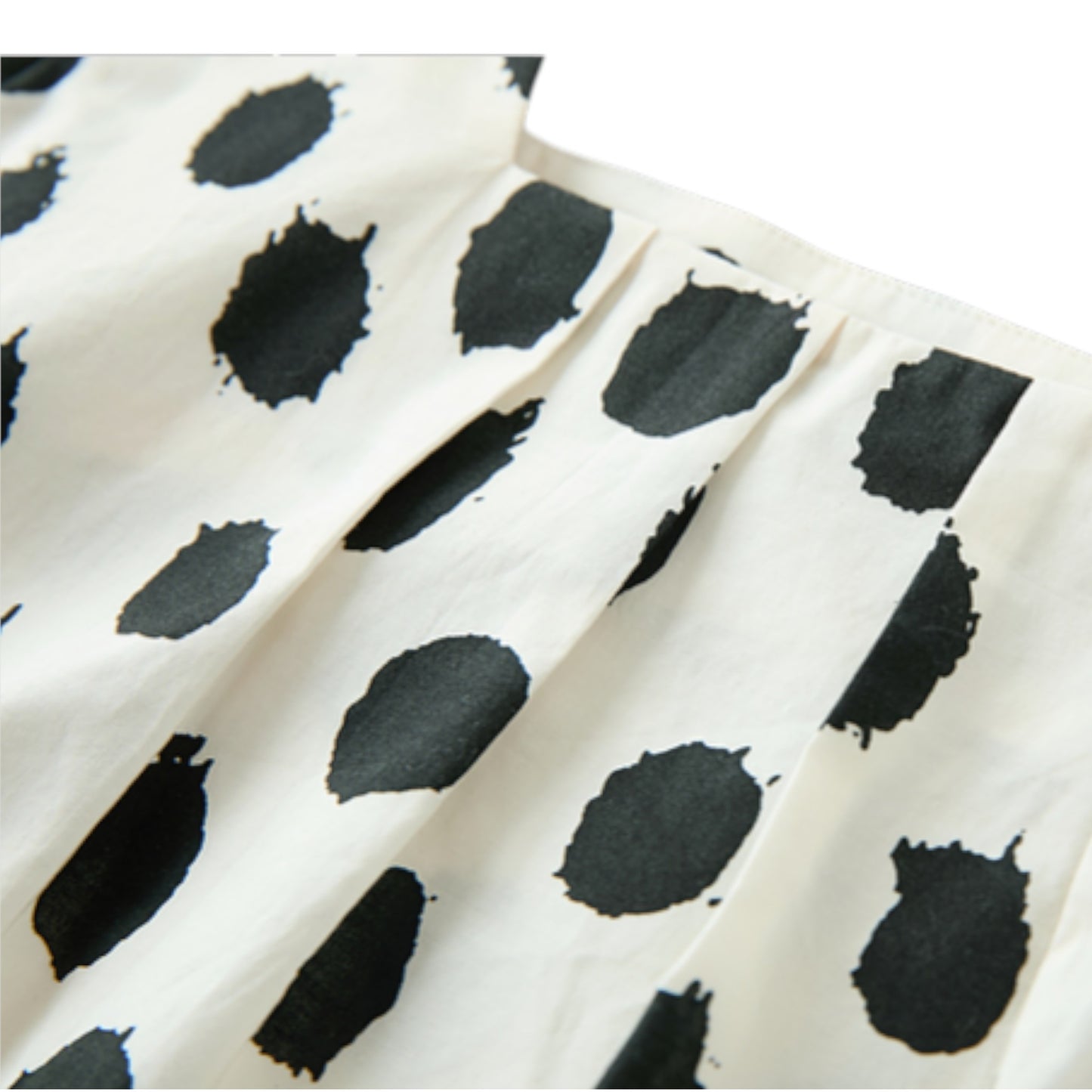 Trendy Square Collar Baby Shirt 2025 - Cotton Flying Sleeve Top 純綿フライングスリーブシャツ