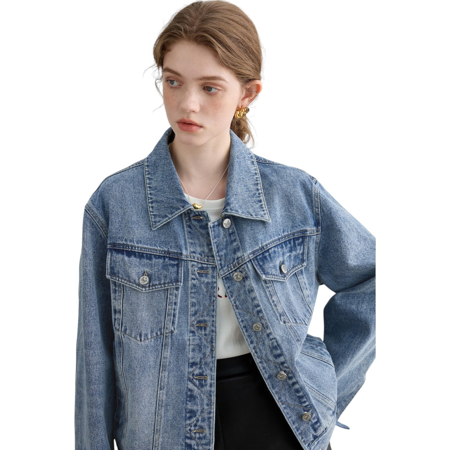Denim Jacket - Loose Fit Slim Design