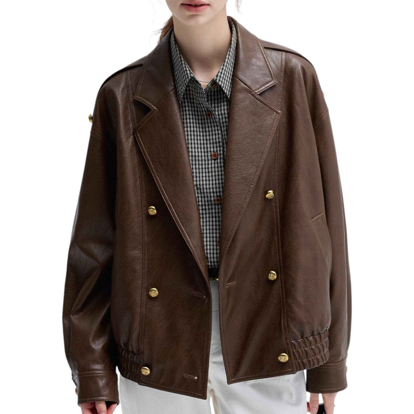 Premium Leather | ムートン ショートジャケット