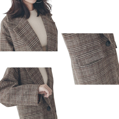 Chesterfield coat, Glen check coat チェスターコート グレンチェック コート