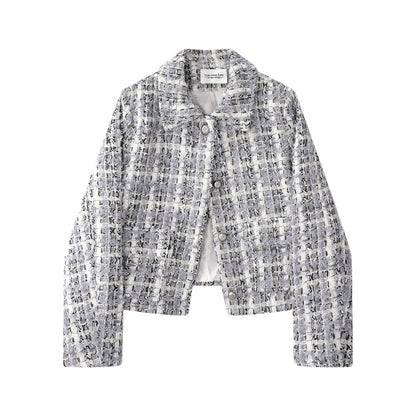 Timeless Lady | フレンチシック チェック柄 ツイードジャケット