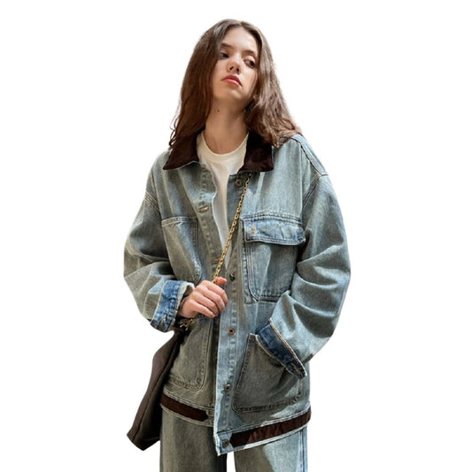 2tone Long Denim Jacket ツートーン ロング デニム ジャケット