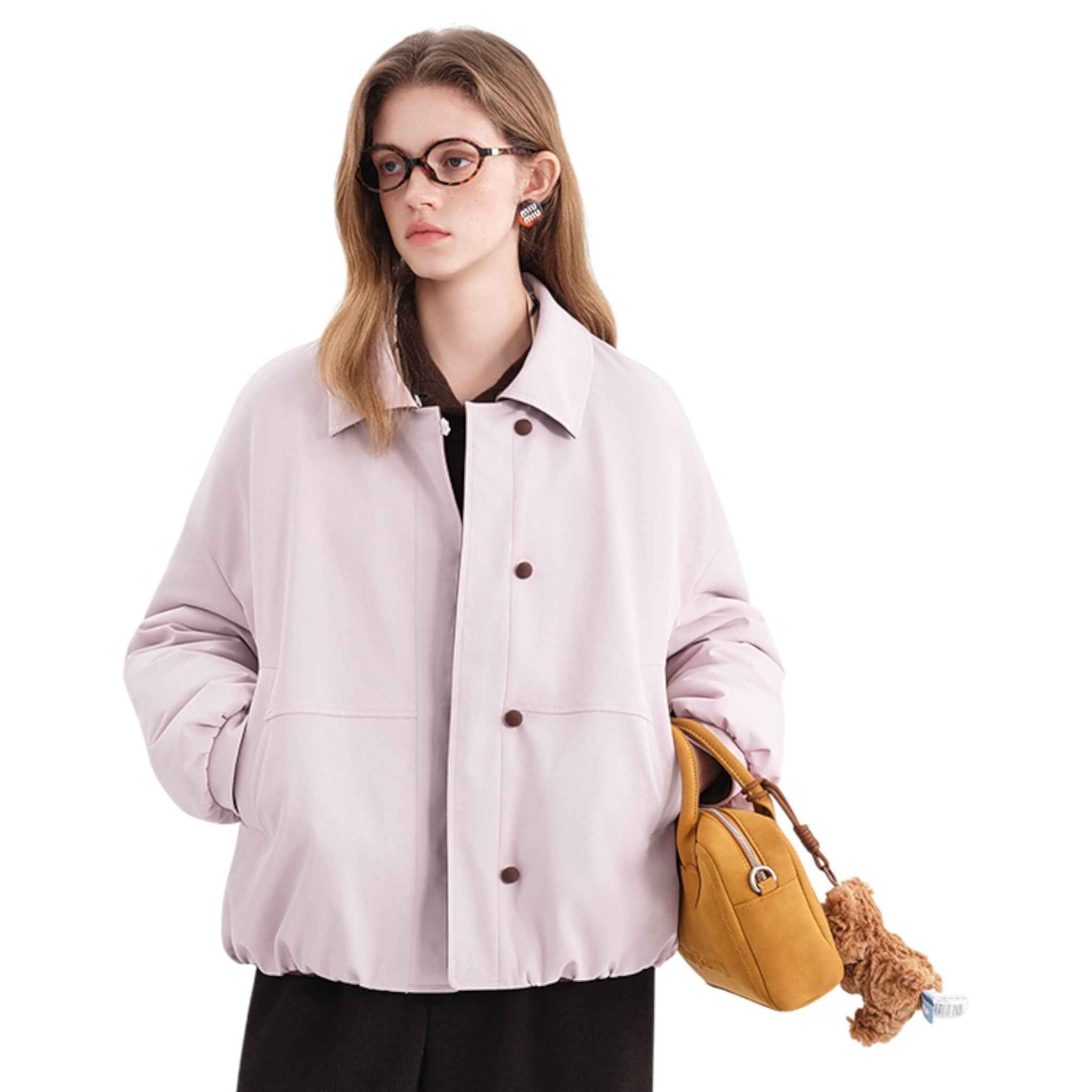 ファー襟 バイカラー ジャケット | 2WAY仕様のレトロアウター Retro