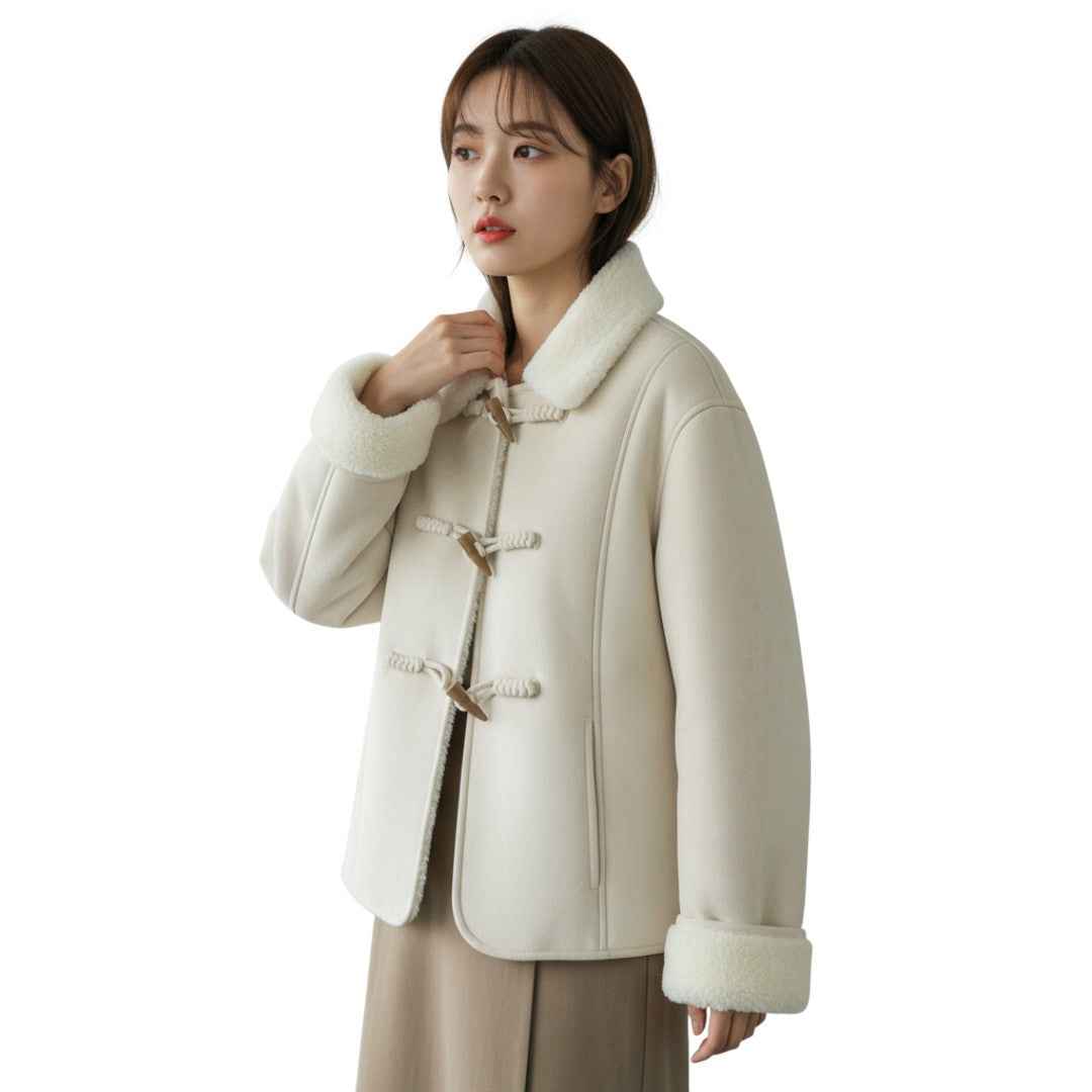 Korean Style | ホーンボタン ショートジャケット