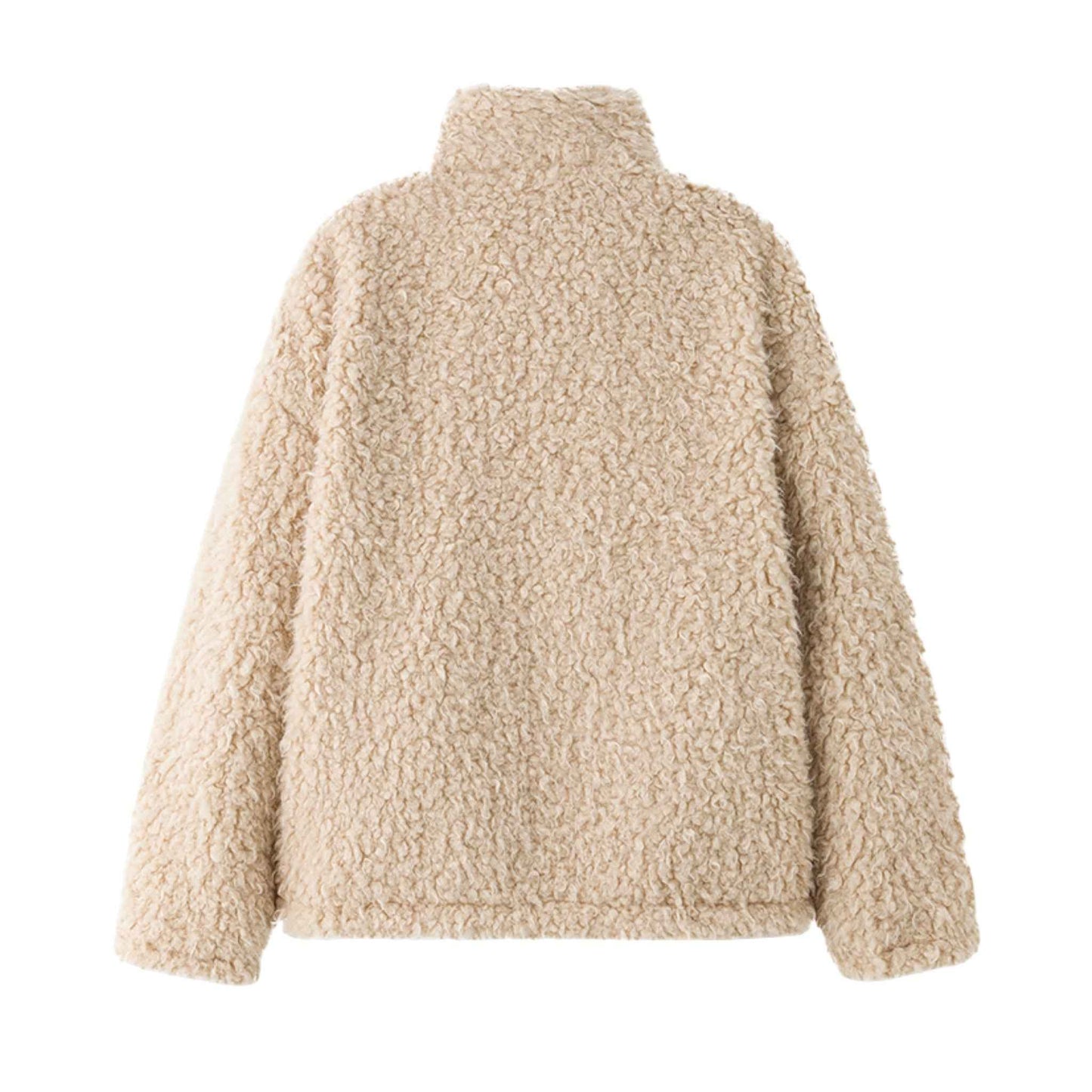 Luxury Faux Fur Coat | フェイクムートン ボアジャケット