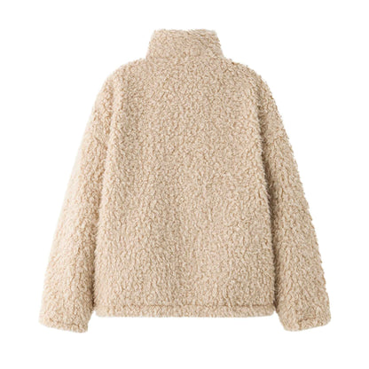 Luxury Faux Fur Coat | フェイクムートン ボアジャケット