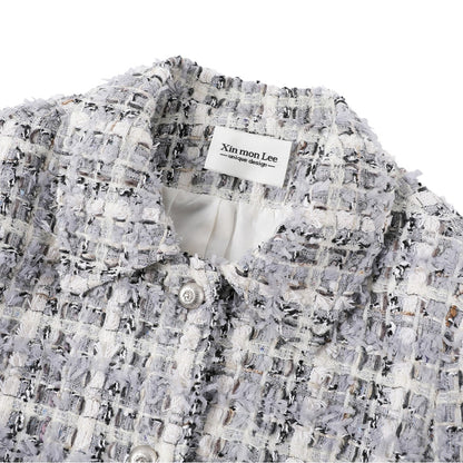 Timeless Lady | フレンチシック チェック柄 ツイードジャケット