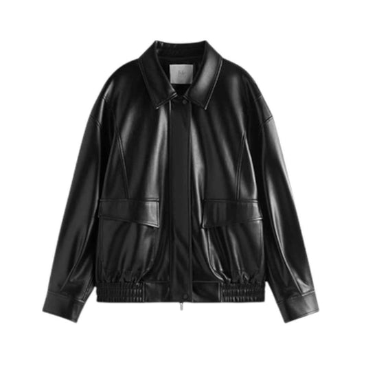 Korean Oversized Leather Jacket  | オーバーサイズ レザージャケット