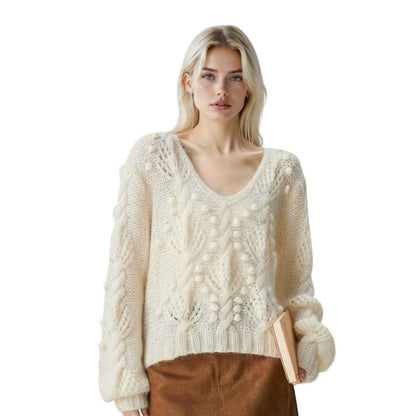 Félicité Pom Pom Knit |  モヘアニット-セーター