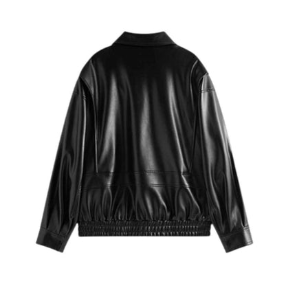 Korean Oversized Leather Jacket  | オーバーサイズ レザージャケット