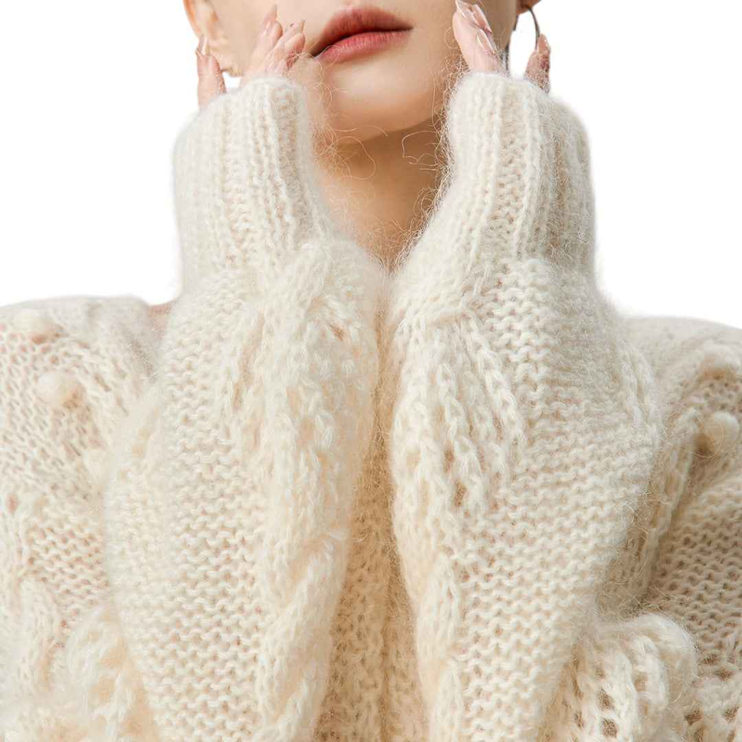 Félicité Pom Pom Knit |  モヘアニット-セーター