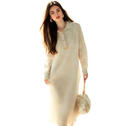 Duffel Knit Midi Dress ダッフル ニット ミディ ワンピース