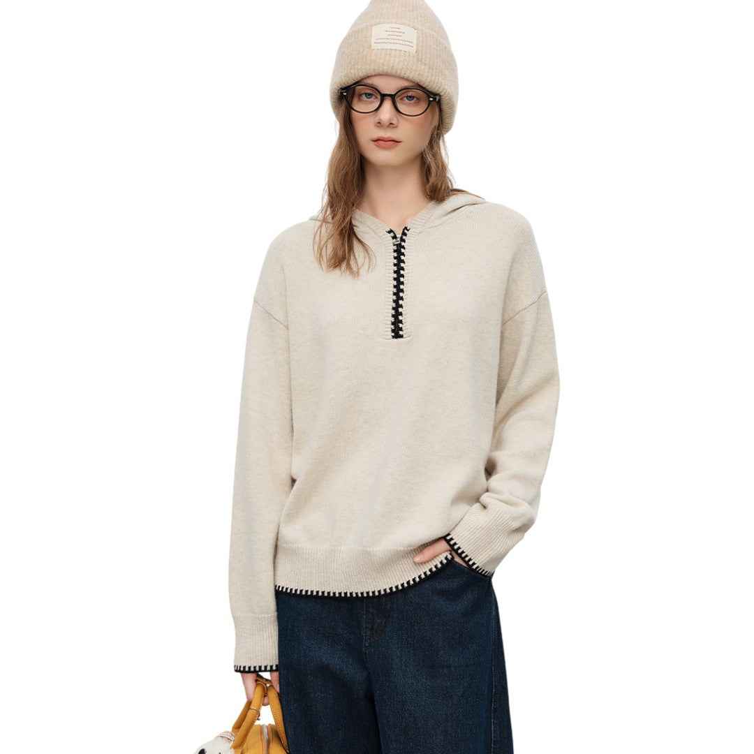 Luxury Premium Knit Hoodie｜プレミアム ニットパーカー