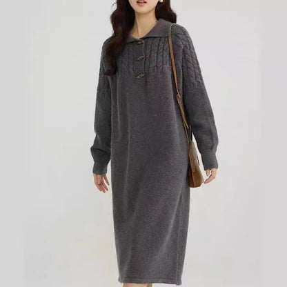 Duffel Knit Midi Dress ダッフル ニット ミディ ワンピース