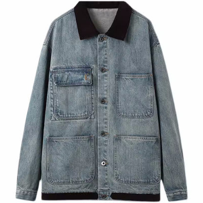 2tone Long Denim Jacket ツートーン ロング デニム ジャケット