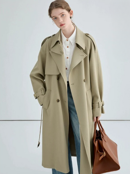 MEDIUM LENGTH TRENCH COAT