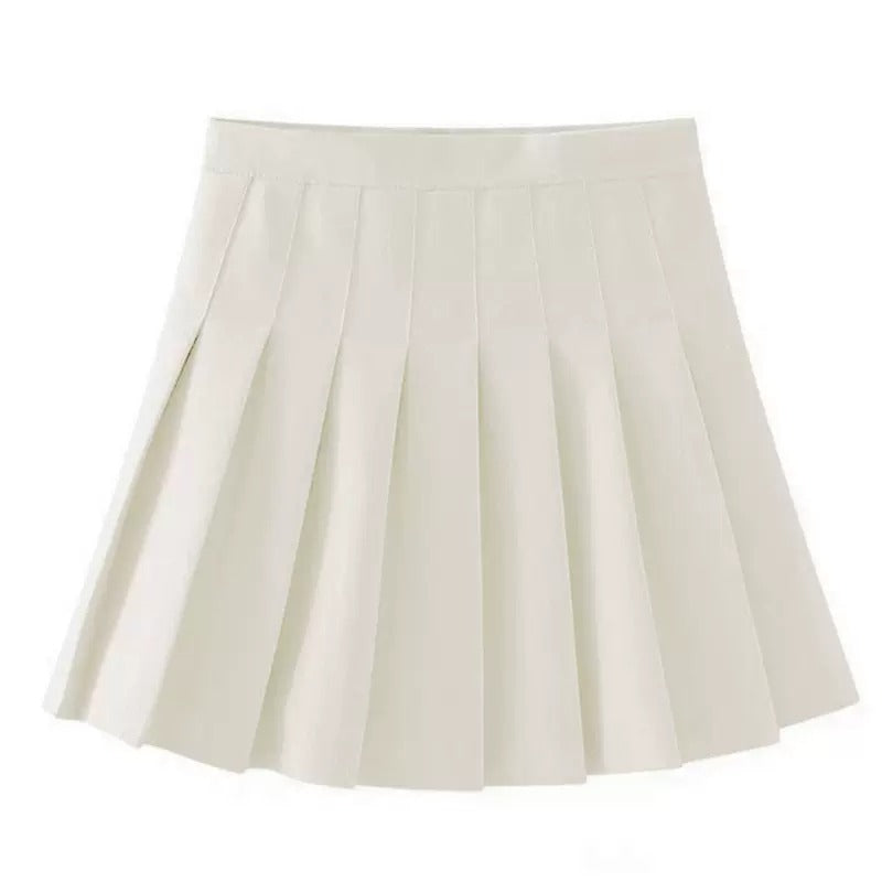 Women's College Style Pleated Skirt  High Waist JK Skirt Slimming Sweet and Spicy Skirt Summer カレッジスタイル 制服風 プリーツスカート