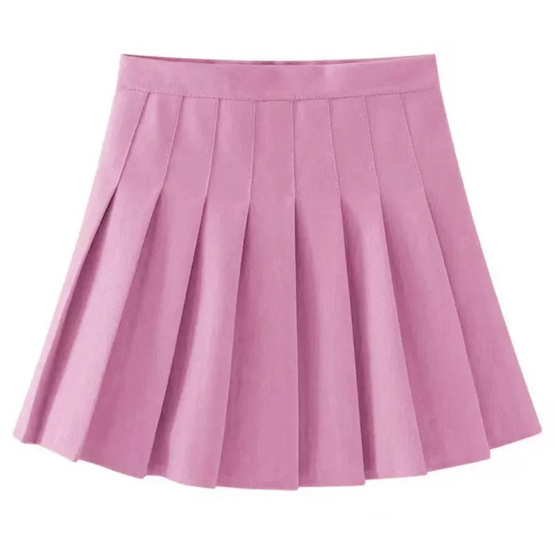 Women's College Style Pleated Skirt  High Waist JK Skirt Slimming Sweet and Spicy Skirt Summer カレッジスタイル 制服風 プリーツスカート