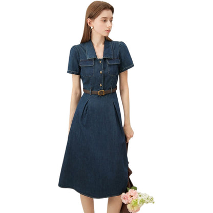 Retro Denim Dress レトロ デニム ワンピース