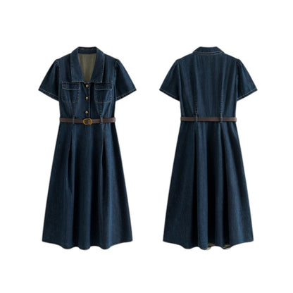 Retro Denim Dress レトロ デニム ワンピース