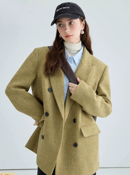 WOOL TWEED COAT ウール ツイード ジャケット コート