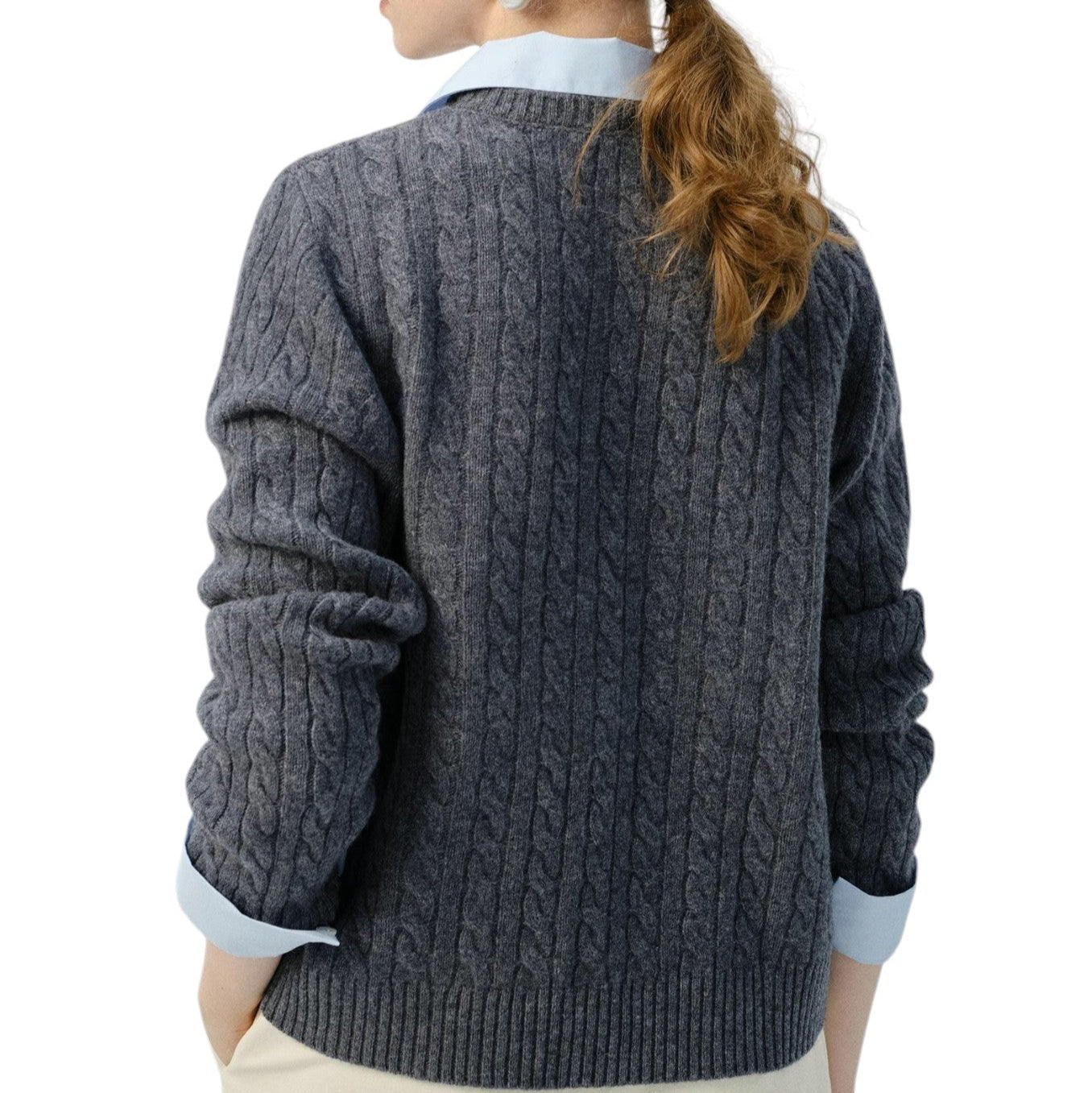 Knitted Sweaters Women's Soft Cable Knit Design Fashionable Tops ニット セーター レディース ソフト ケーブル ニット デザイン ファッショナブルなトップス