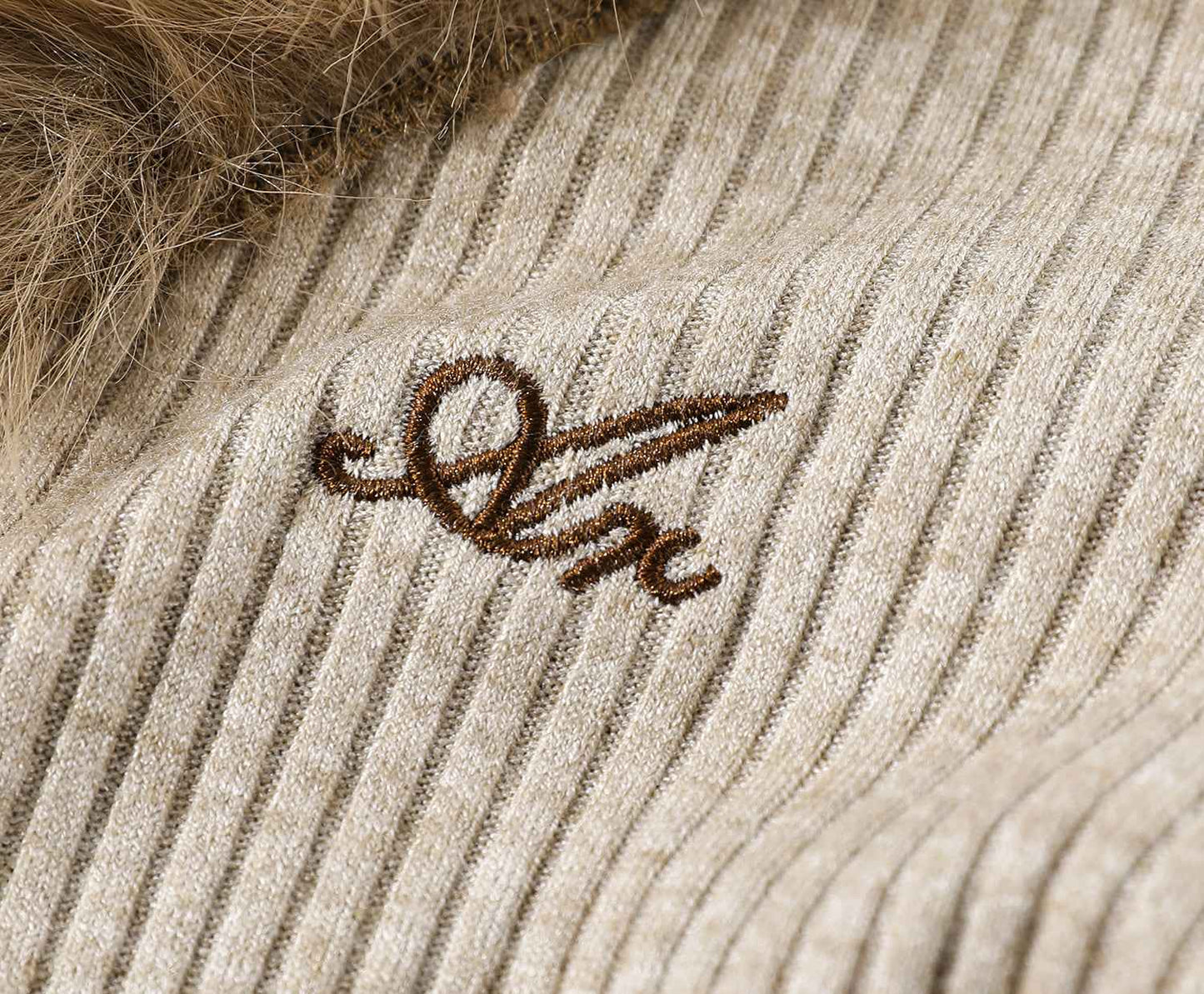 "High-End V-Neck Zip Cardigan" フリンジ Vネック ジップニット