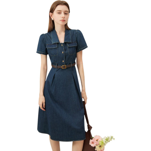 Retro Denim Dress レトロ デニム ワンピース