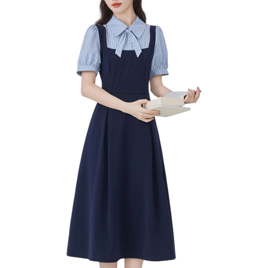 Slim waist long dress スリム ウエスト ロングドレス