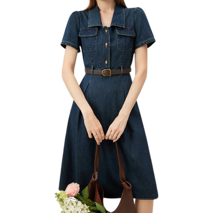 Retro Denim Dress レトロ デニム ワンピース