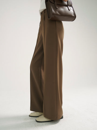 HIGH-WAIST STRAIGHT PANTS