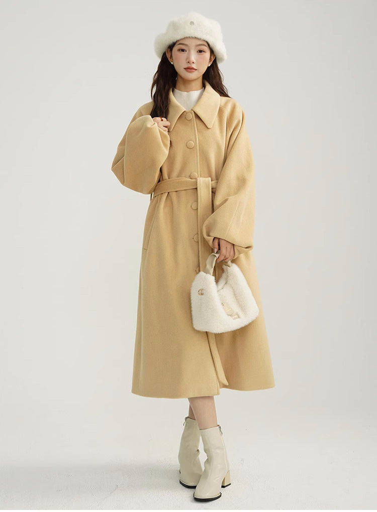 CAPE LONG COAT ケープ ウール ロングコート