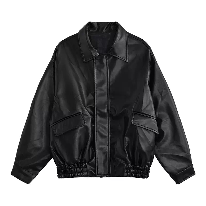 BROWN & BLACK LEATHER JACKET ブラウン&ブラック レザージャケット