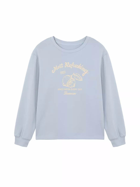 Most Refreshing Print Pullover Sweat Shirt モーストリフレッシング プリント スウェット トレーナー