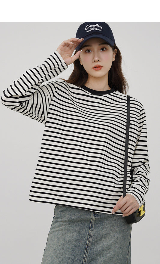 BLACK STRIPE TEE