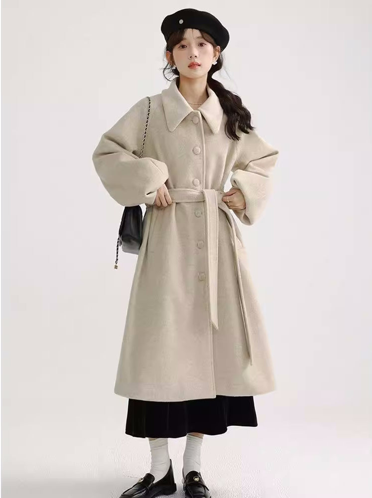 CAPE LONG COAT ケープ ウール ロングコート