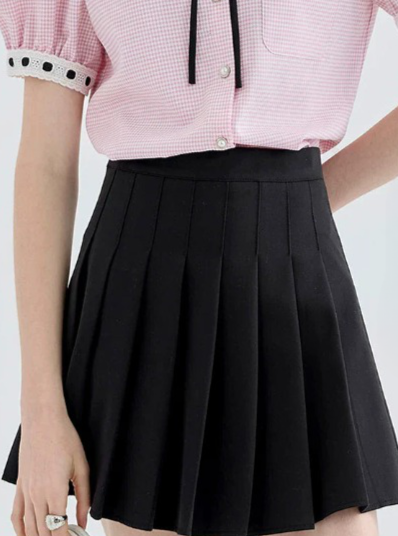 HIGH WAIST PLEATED SKIRT