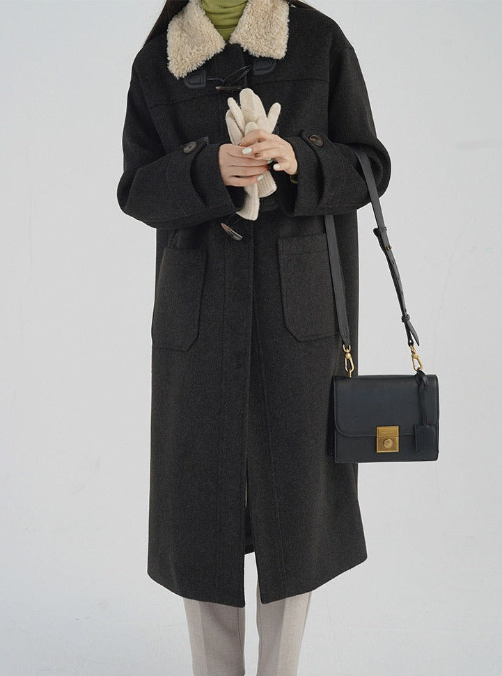 COW HORN BUCKLE COAT