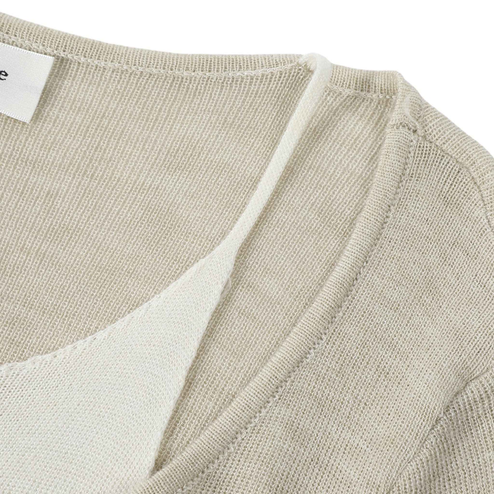 Éclat Rouge Cardigan | 深紅のレッド Vネックカーディガン