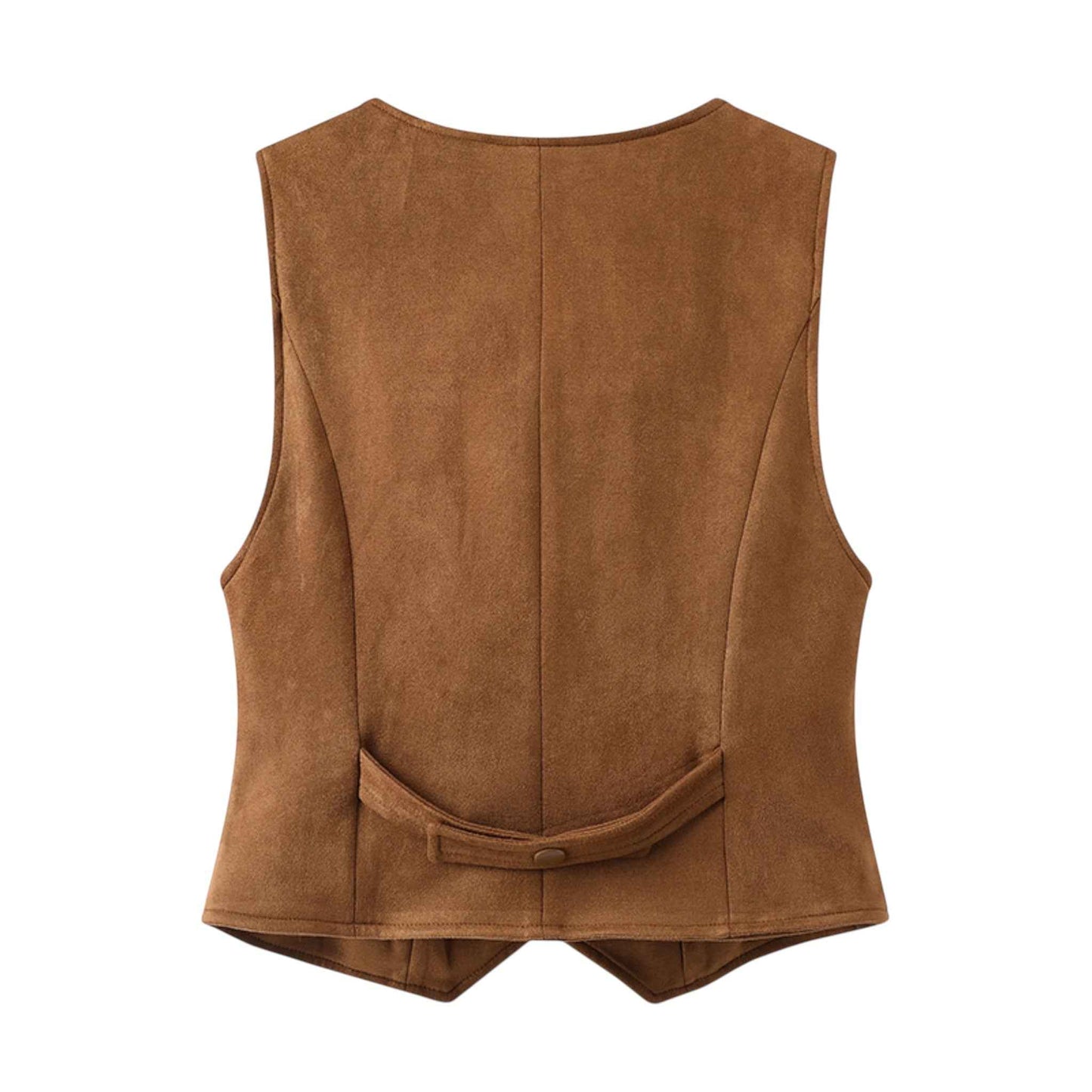 "Éclat Suede Vest" | ヴィンテージライク スエードベスト